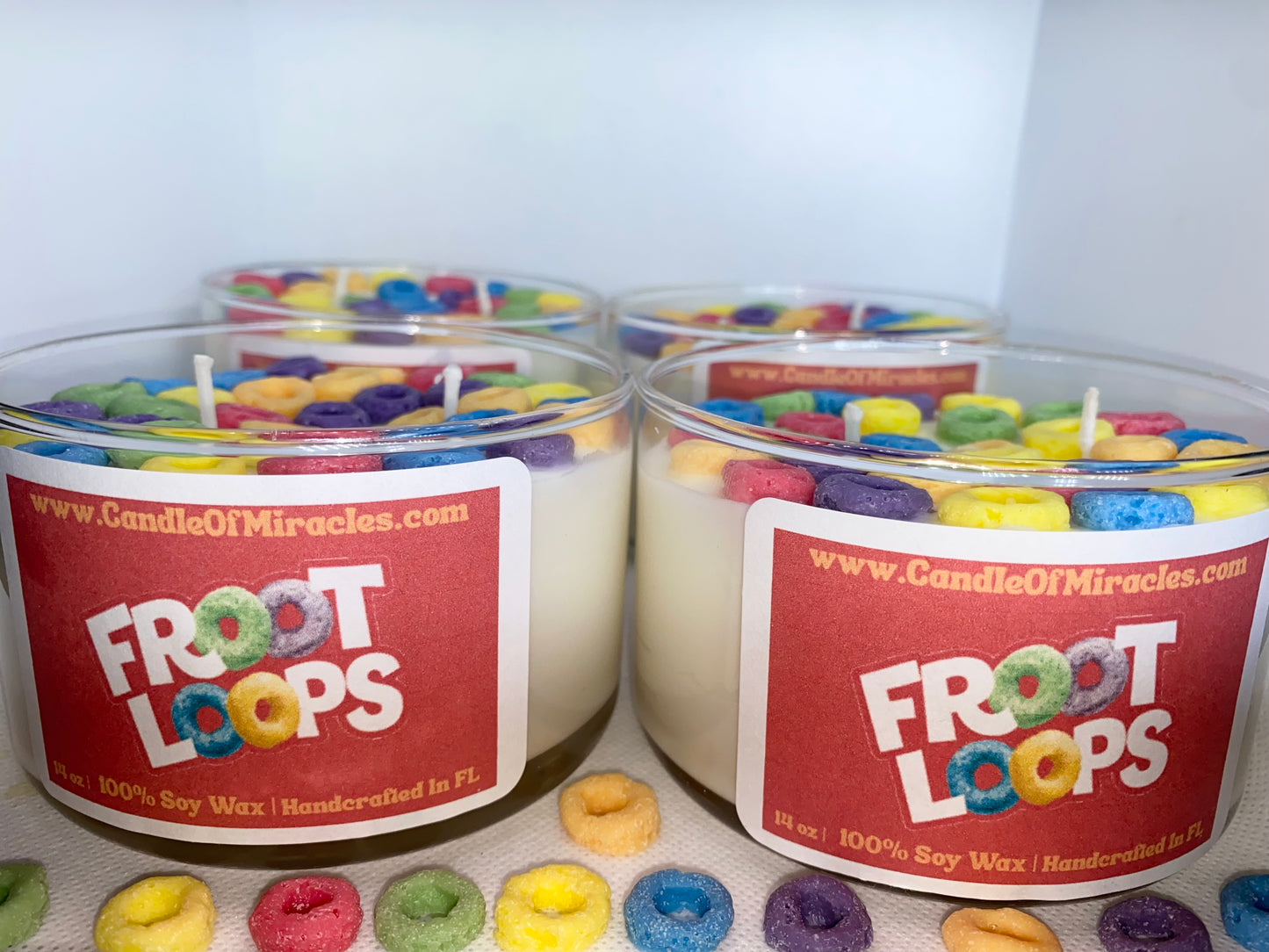 Fruit loop Candle