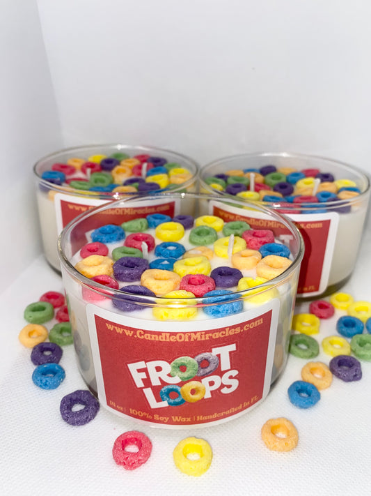 Fruit loop Candle