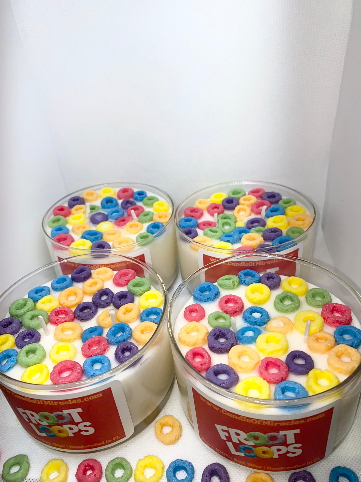 Fruit loop Candle